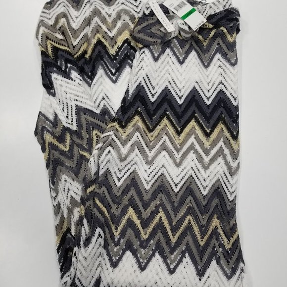 Trina Turk Drift Belted Pointelle Side Slit Cover-up Pants Size Large - Picture 7 of 12